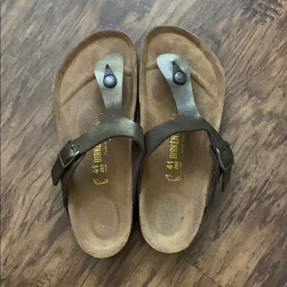 birkenstock bronze gizeh